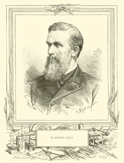 Elisha Gray by French School
